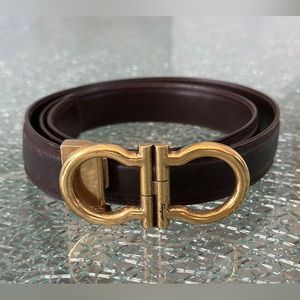 Adjustable Ferragamo Gancini belt